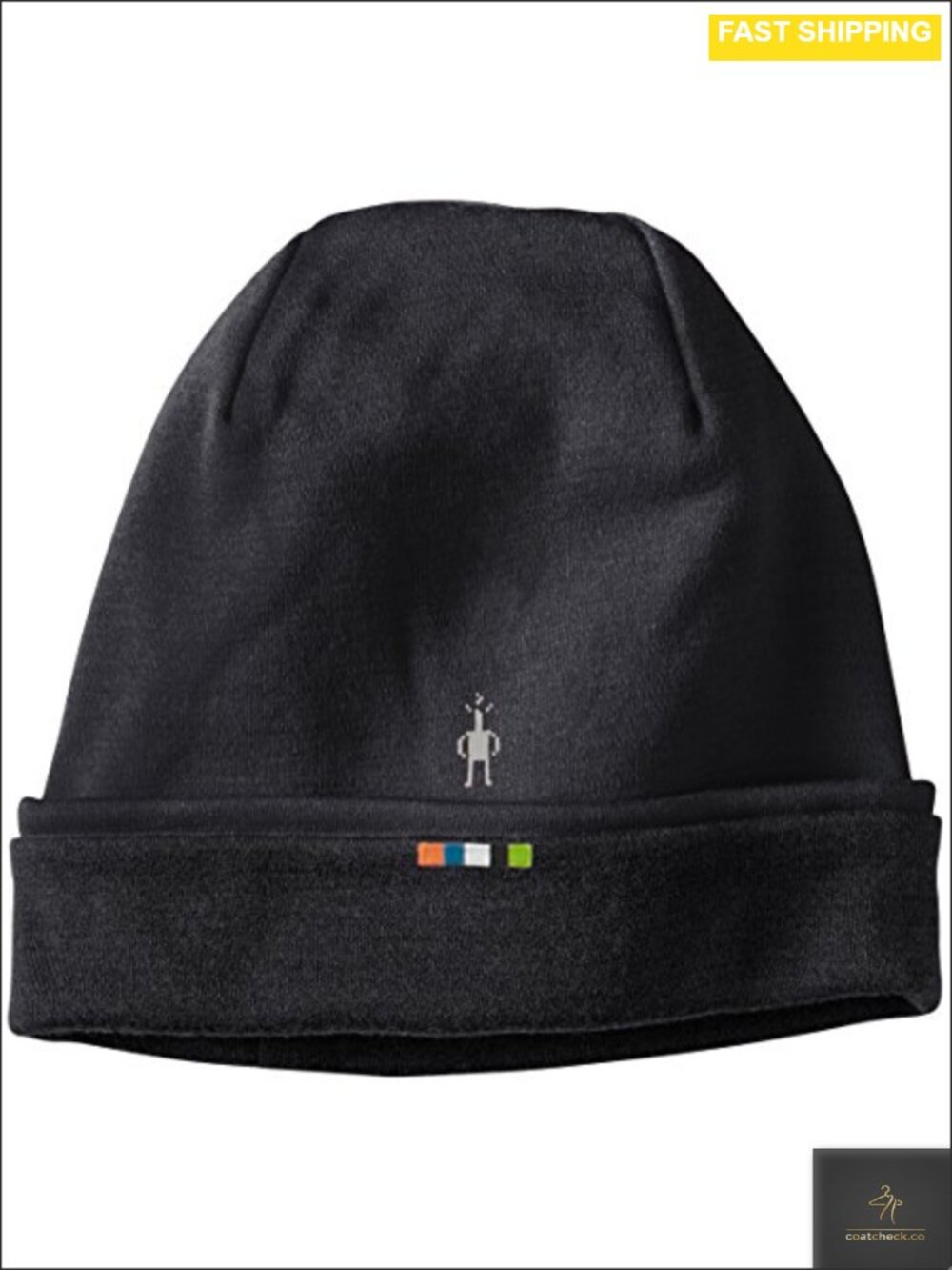 Merino Wool Reversible Cuffed Beanie Thermal Double Layer Knit